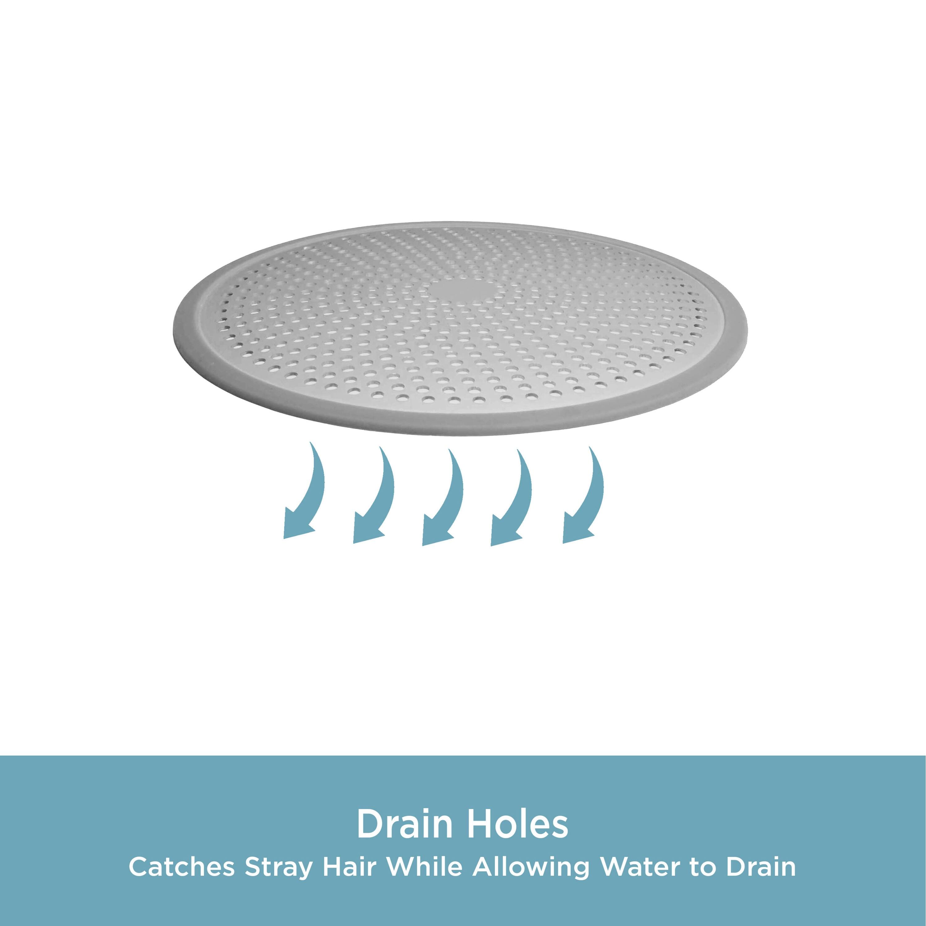 Kenney RustProof Bathtub and Shower Drain Cover, 4.7" Diameter Bed